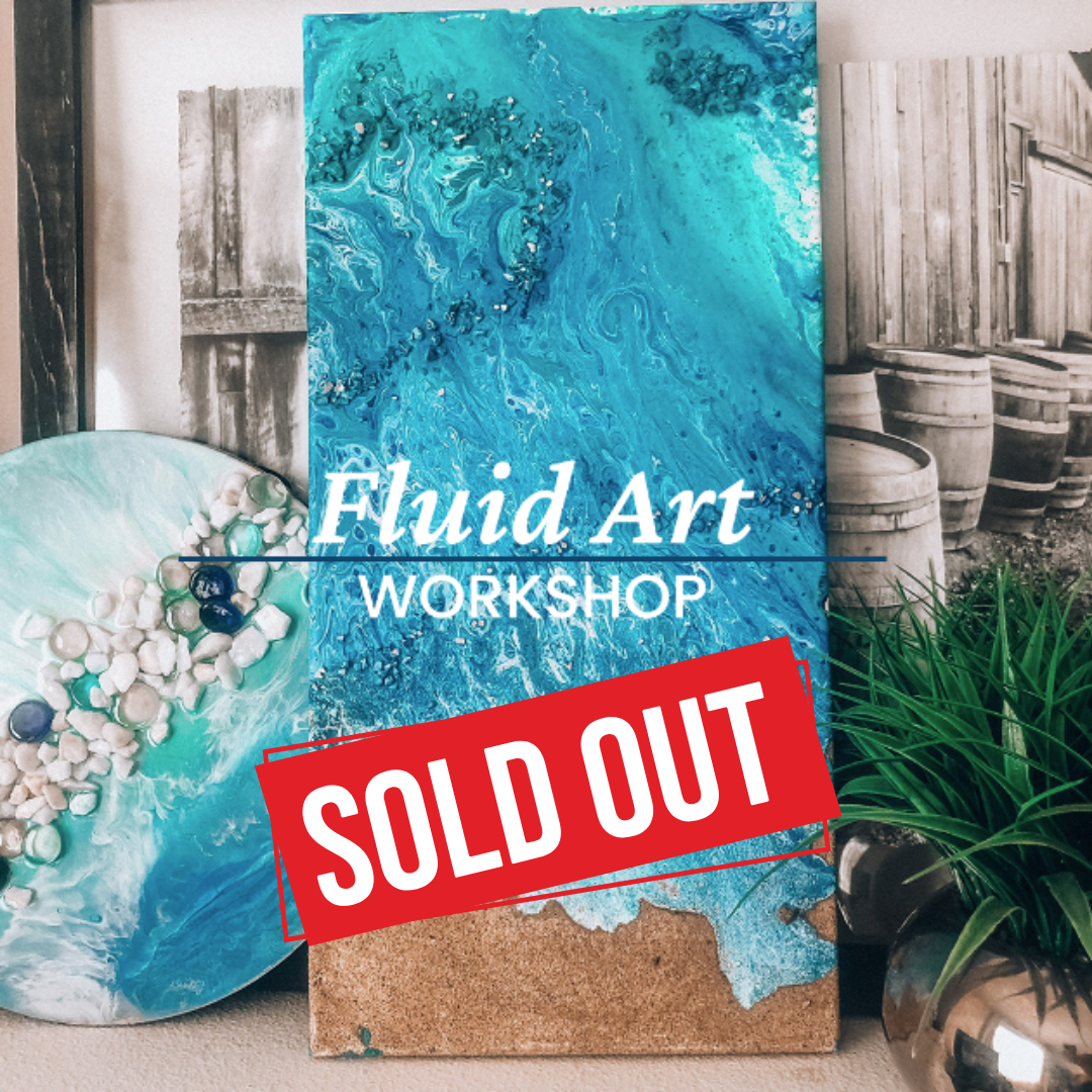 Fluid Art Workshop Sold Out The Flower Fields   Floral Design Workshop 4 